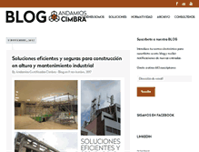 Tablet Screenshot of andamioscertificados.com
